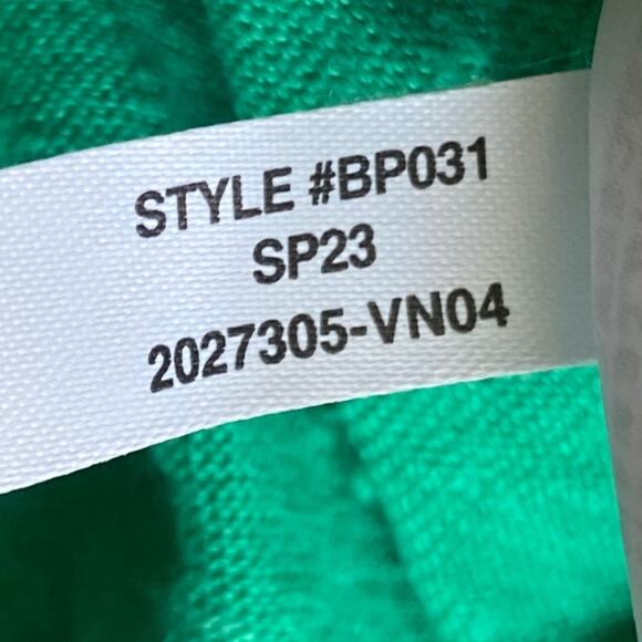 J. Crew Linen Roll Cuff Crewneck Tee Shirt In Summer Green Size SMALL - Picture 5 of 7